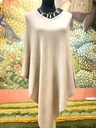 Free Size Poncho-Beige