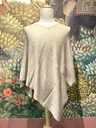 Free Size Poncho-Cream
