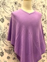 Free Size Poncho-Lavender Rose