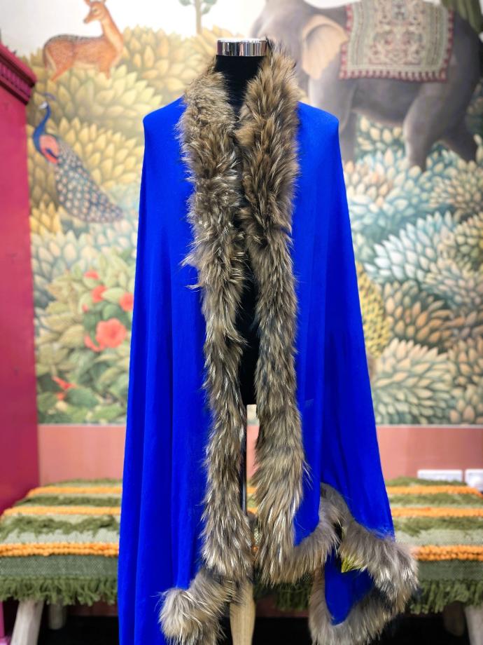 Natural Fur Capes-Red (copy)