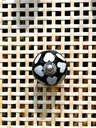 Ceramic Doorknob w/Heart Shaped