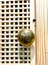 Brass Spiral Doorknob