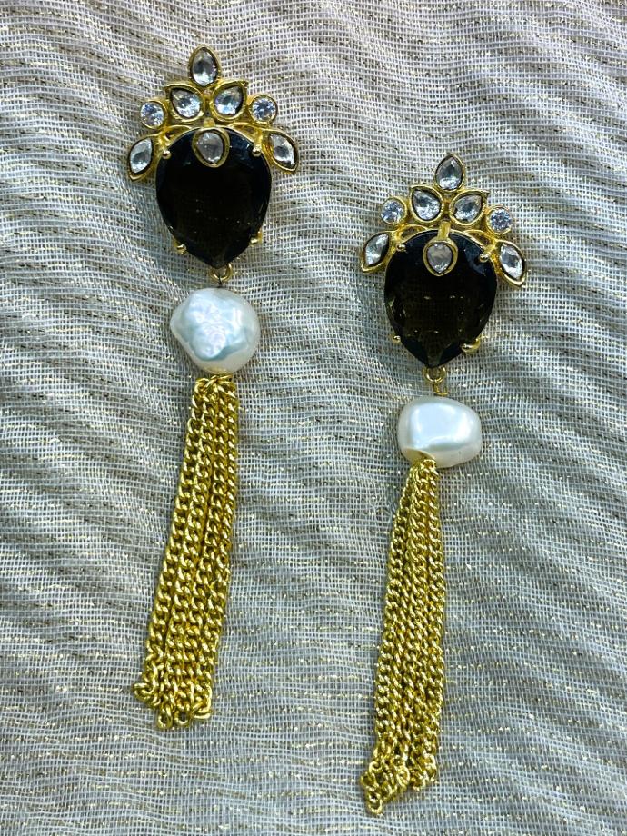 Carnelian,Green&Rose Quarts Stone Earrings (copy)