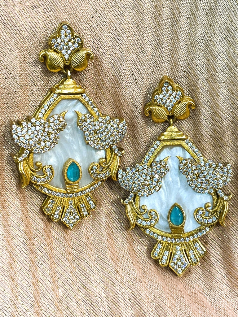 Gold Plated Handcrafted Earrings