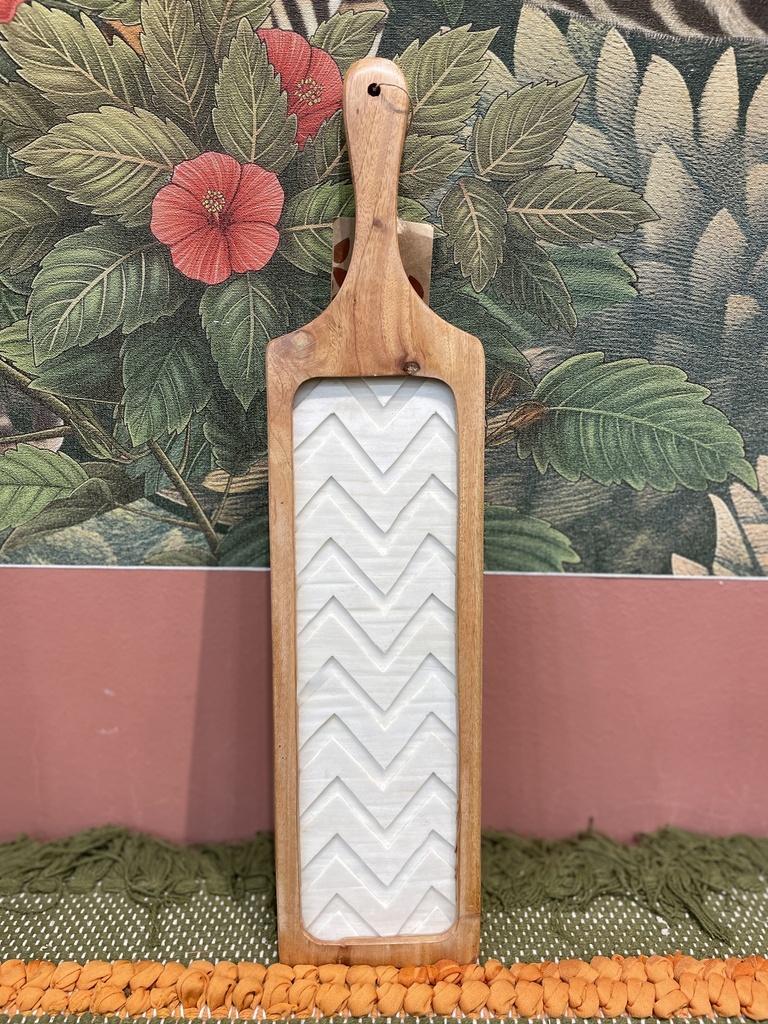 Wooden Enamel Long Platter