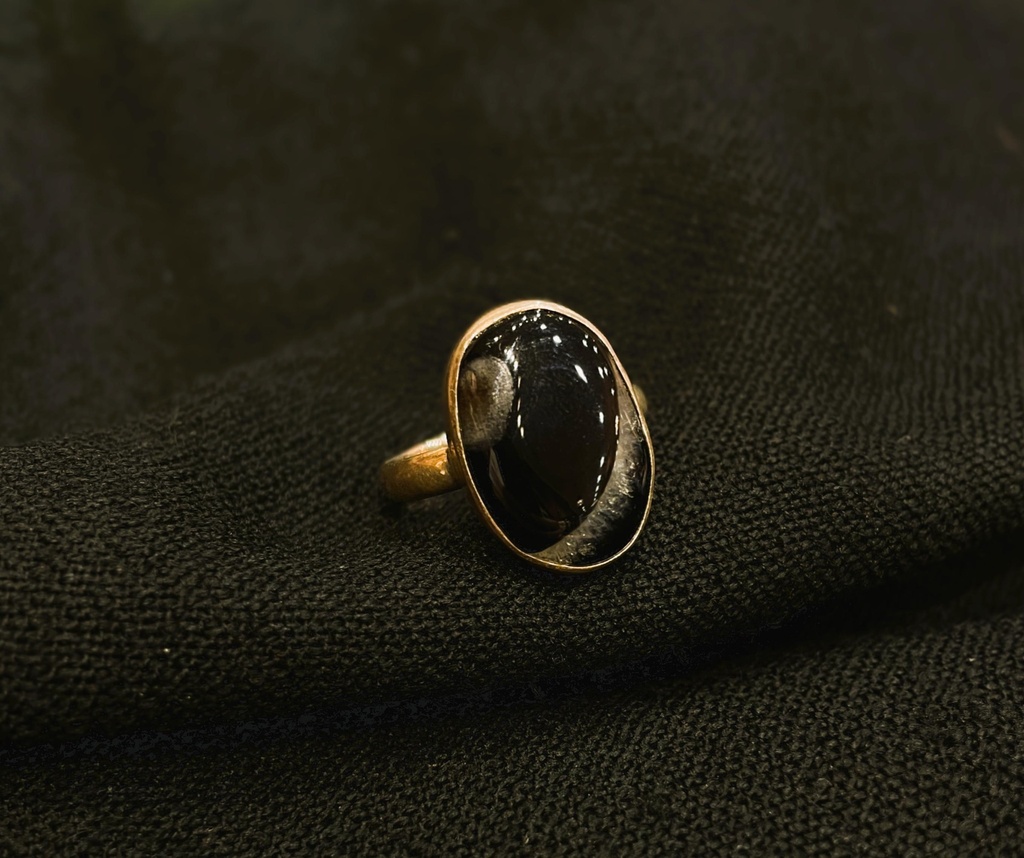 Aqeeq Stone Silver Ring (copy)
