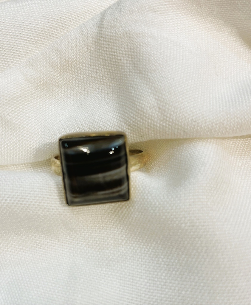 Aqeeq Stone Silver Ring (copy)