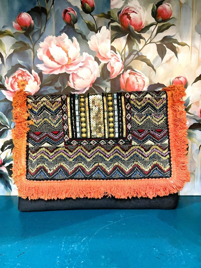 Spirula Clutch Raspberry (copy)