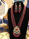 Pearl & Emerald Beaded Necklace Set (copy)