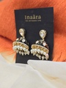 Kundan Meenakari Jhumka Earrings-Blue (copy)