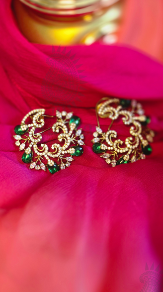 Pave Shell & Pearl Stud Earrings (copy)