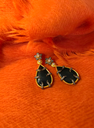 Black Onyx w/ Diamond Accents Earring