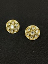 Jadau Kundan Stud Earrings-Green (copy)