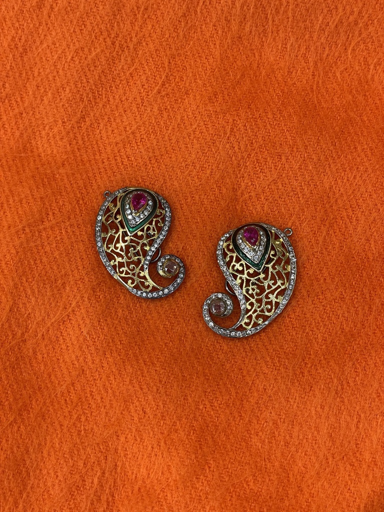 Statement Stud Polki & Kundan Earrings (copy)