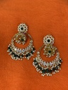Crescent-Shaped Chandbali Earrings