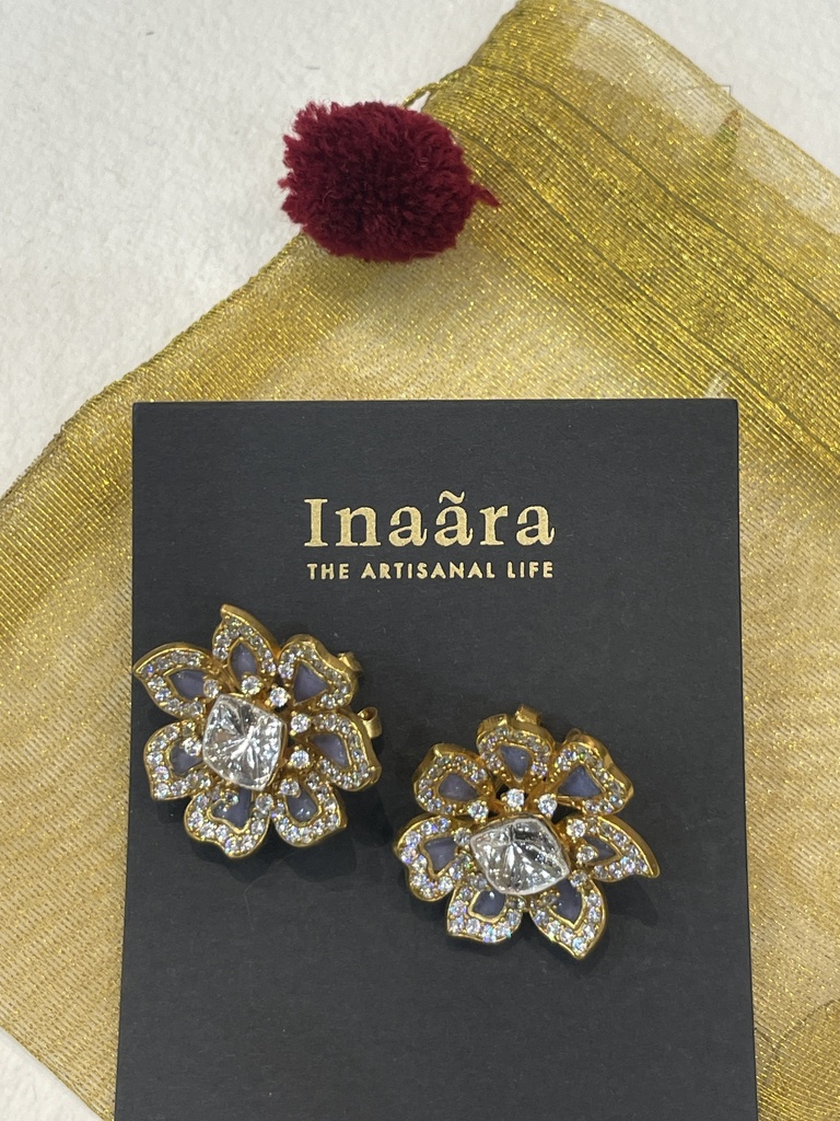 Round Floral Emerald Moissanite (copy)