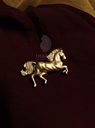 Leaping Horse Silver Polish Brooch