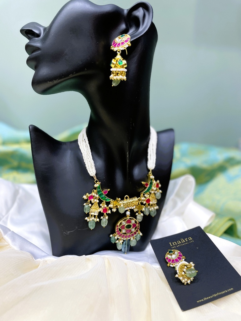 Designer Pachi Kundan Set