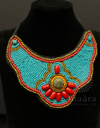 Tibetan Style Beaded Necklace- Dark Blue (copy)