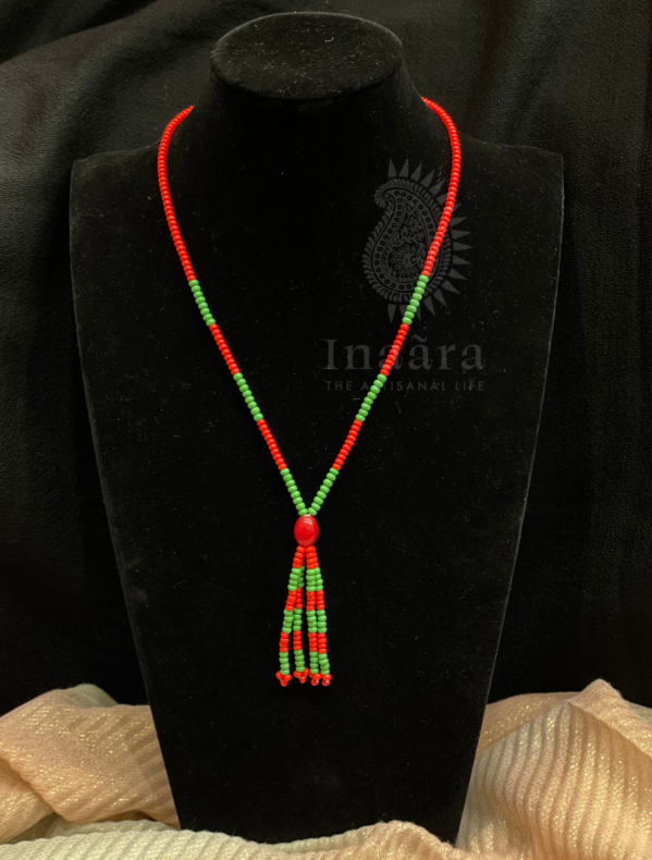 Boho Lariat Beaded Necklace