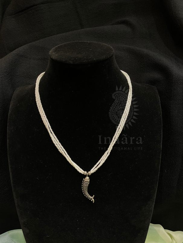 Handcrafted Multi-Layered String Beads Necklace (copy)