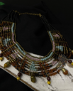 Multi Strand Beaded Collar Necklace