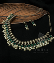 Green Kemp Choker Set w/ Pearls