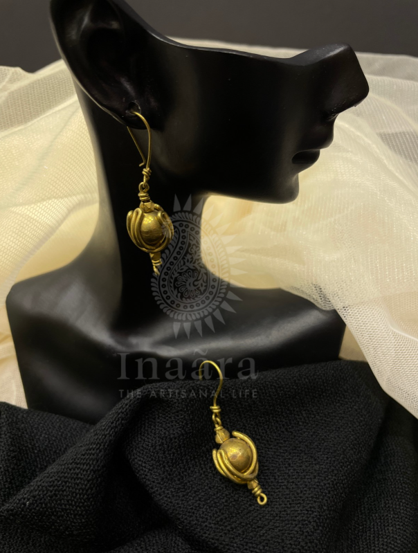 Dhokra Art Brass Earring
