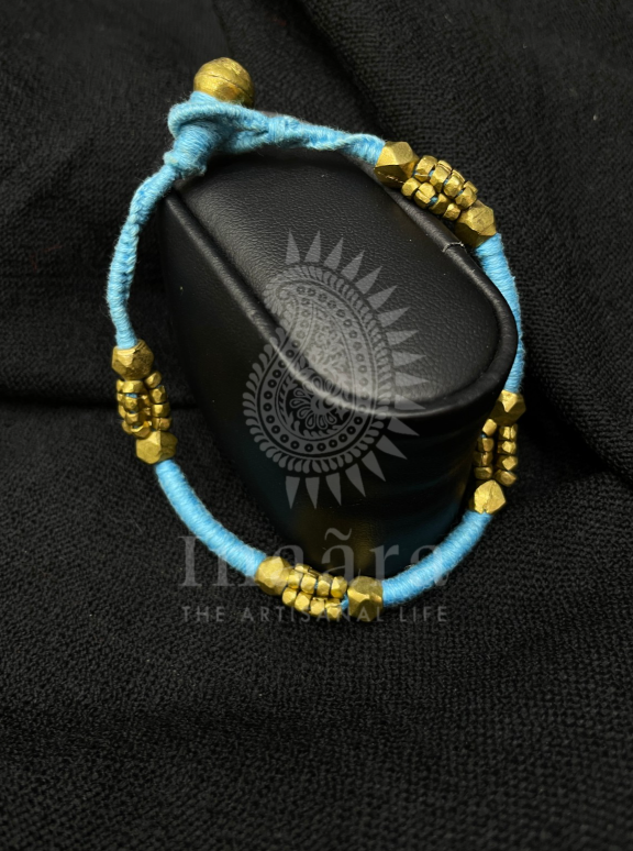 Handmade Brass Bead Bracelet