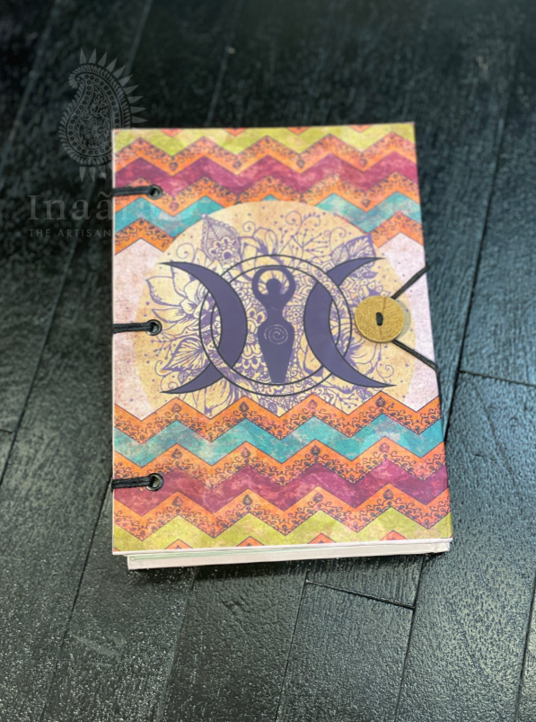 Moon Goddess Hndmade Paper Jour-Button