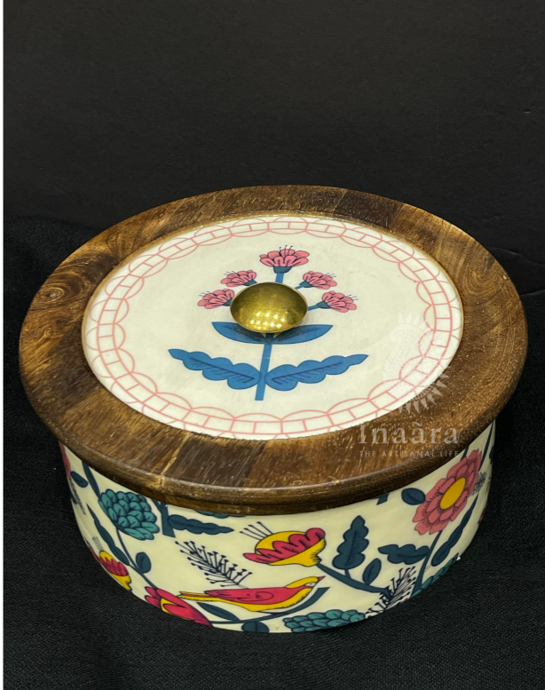 Handcrafted Wooden Roti Box