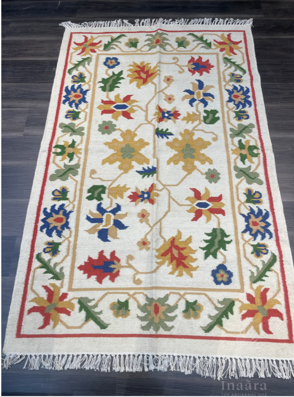 Handwoven Dhurrie(6x4ft)