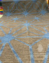 Handwoven Dhurrie-Gray & Blue (8x5ft)