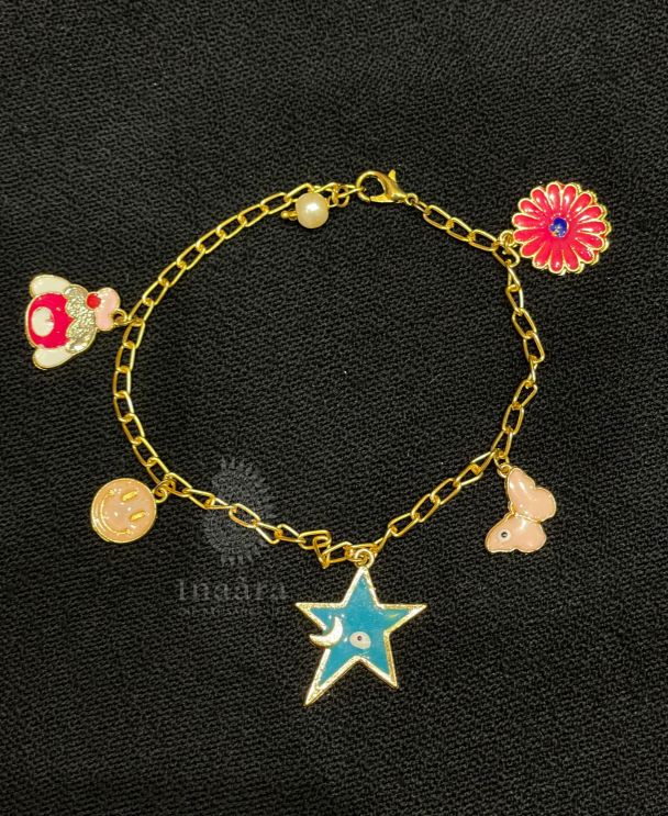 Lapis Lazuli Gemstone & Leaf Bracelet (copy)