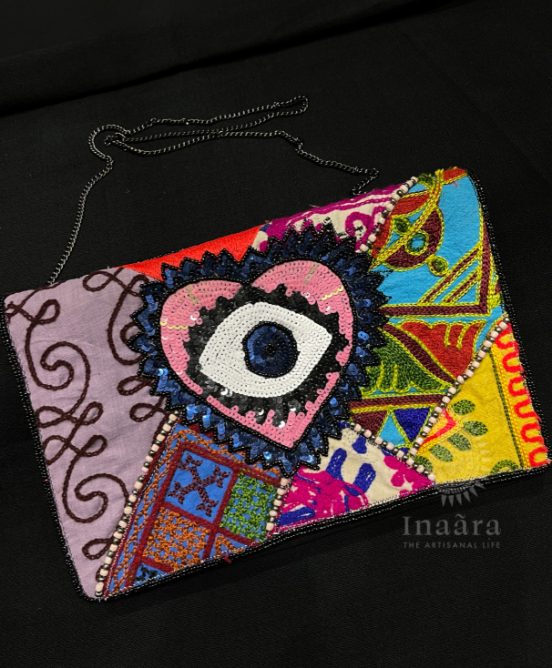 Evil Eye Clutch Bag