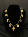Natural Raw Stone Charm Necklace