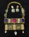 Natural Stones w/ Pearl Choker Set