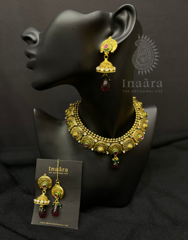 Handcrafted Pearl Butterfly Necklace Set (copy)