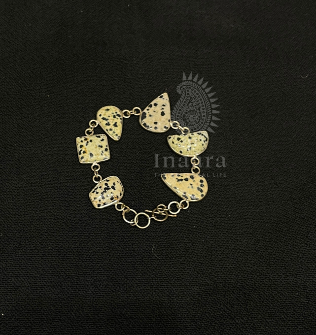 Dalmatian Jasper Bracelet