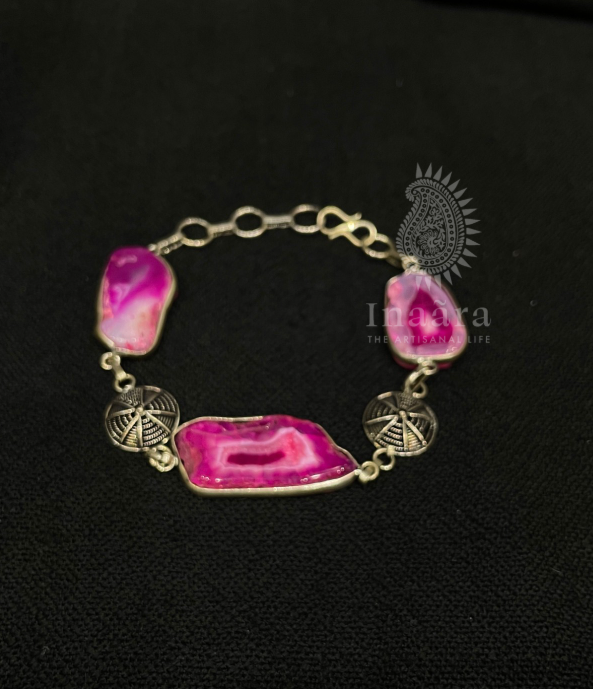 Pink Agate Bracelet