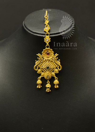 Maang Tikka w/ Pink Stones (copy)