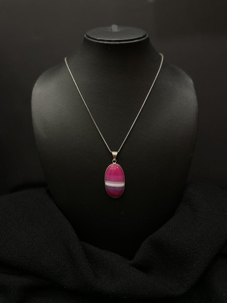 Triangular Agate Pendant Necklace (copy)
