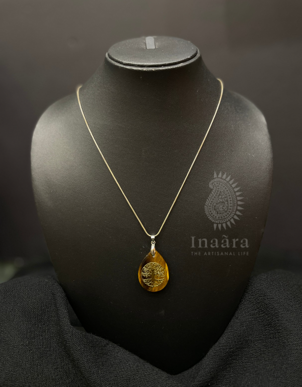 Yellow Gemstone Pendant Necklace (copy)