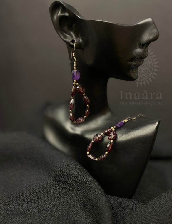 Citrine Pyramid Earring (copy)