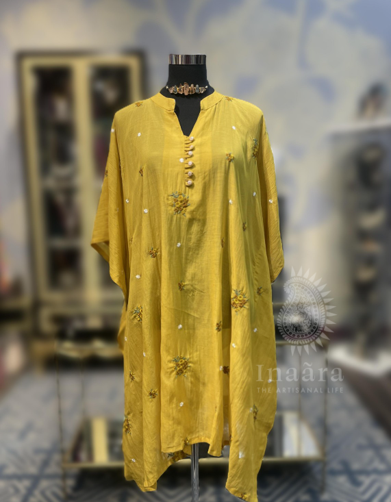 Kaftan Blouse- Yellow (copy)