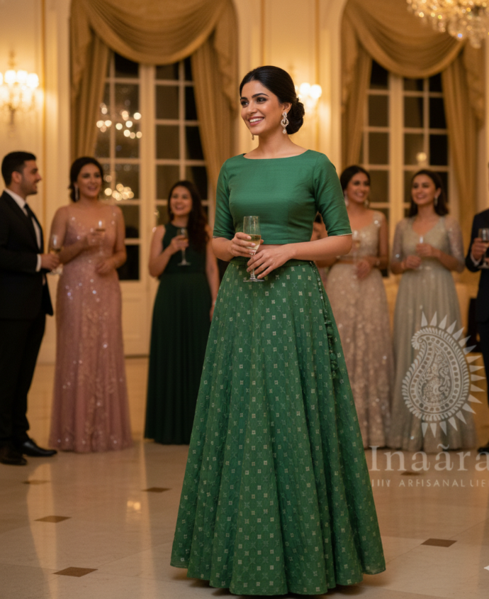 تنورة أنيا – أخضر