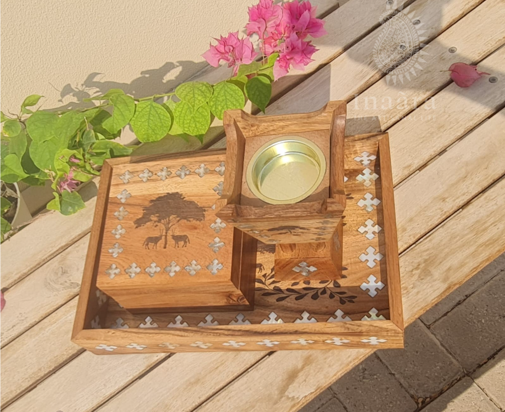 Tray Set-Box & Burner-Resin