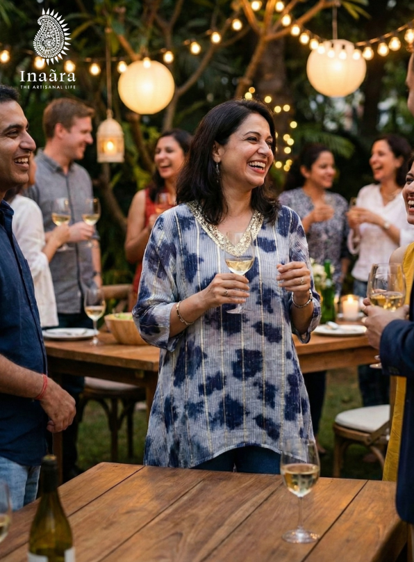 Anya Top- White & Purple