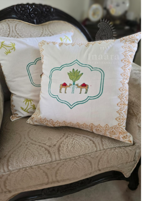 غطاء وسادة بطباعة القوالب - جملي