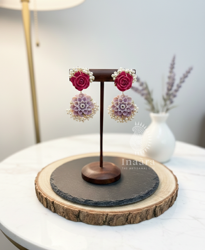 Moonstone Labradorite Gemstone Earrings (copy)